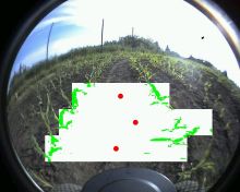 Navigace v řádce pomocí kamery