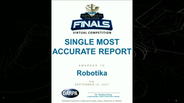Robotika award