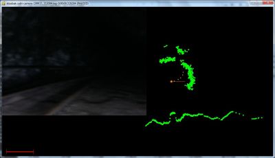 lidar view in wet tunnel