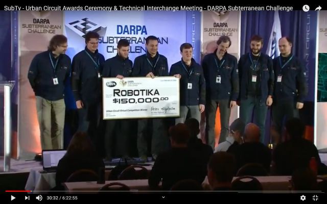 Robotika wins $150 000