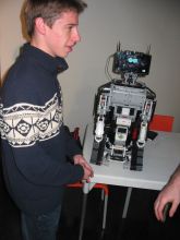 Interaktivní robot z LEGO
