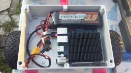 Odroid baterka na placato